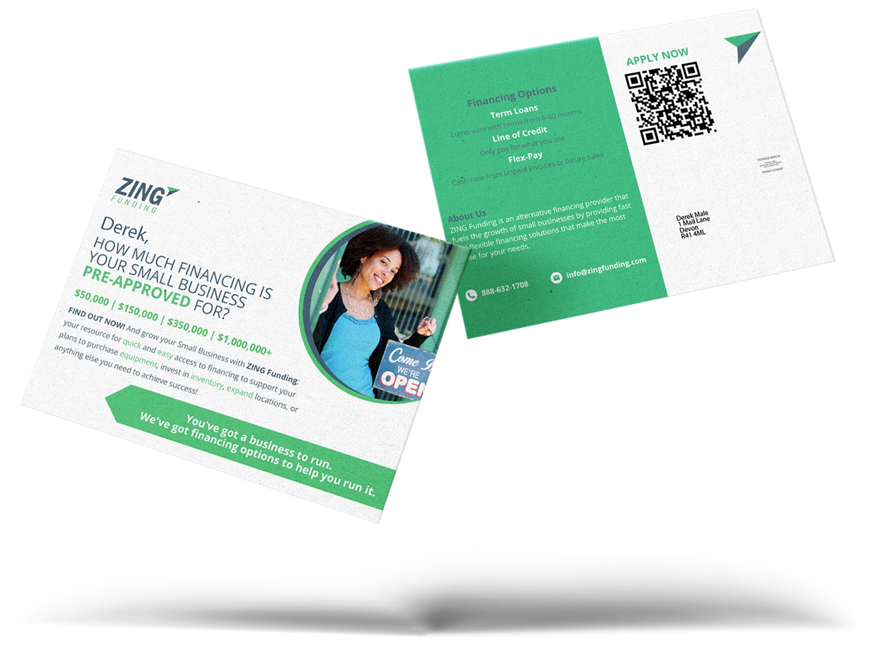 Real Estate Direct Mail Product Example