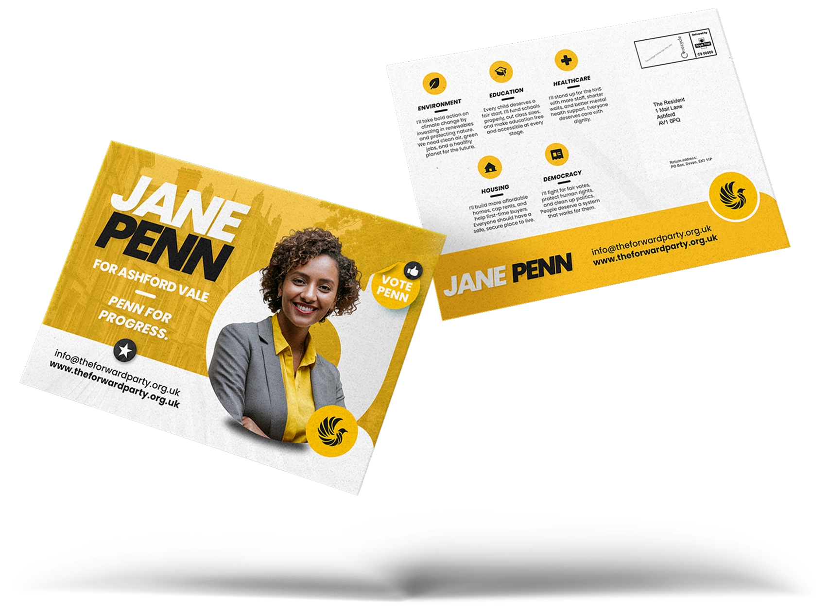 Real Estate Direct Mail Product Example