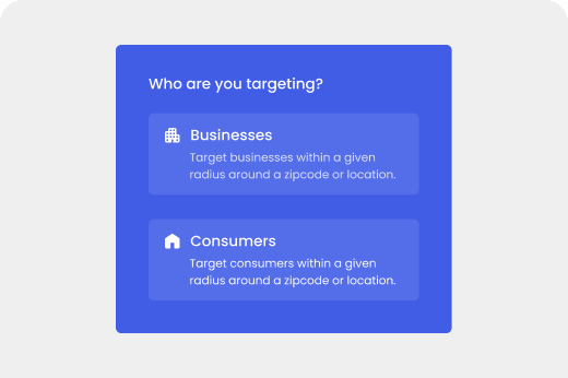 Choose your audience type