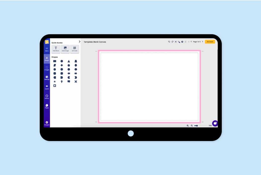 Data flow step 2 - Visitor identification process